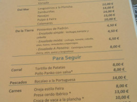 Peneira Restobar menu