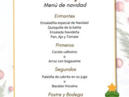 Bar Restaurante San Roque menu