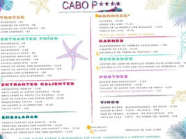 Snack Cabo P menu