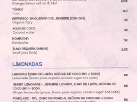 Caos Ibiza Comida Sana En Santa Eulalia Del Río menu