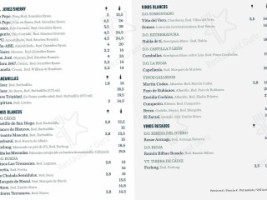 El Alférez menu