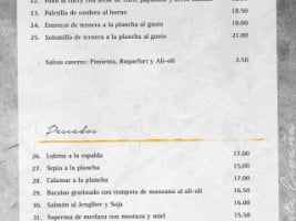 España menu