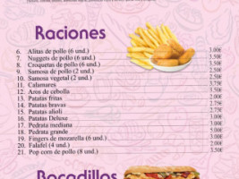 Fast Food Elorrio Comida Rapida En Elorrio menu