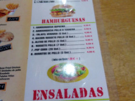 Kebab Y Comida Rapida Cintruénigo menu