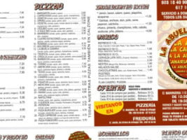 Pizzería La Abuela Canaria menu