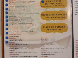 Pizzeria Royal menu