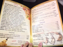 La Yema De Oro menu