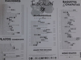 Escalón menu