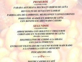 Mesón O Pote menu