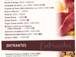 Cachivache La Cabrera menu