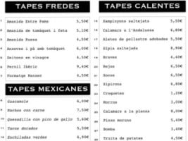 El Mexa menu