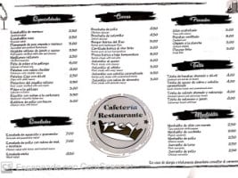 Rey .tapas Cafeteria Catering menu