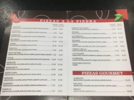 Pompeya Pizzería menu