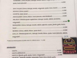 Cafetería Nuevo Arlequin menu