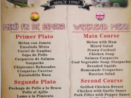 PizzerÍa ArrocerÍa Plaza menu