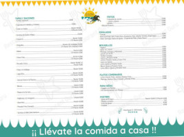 Cafetería Panadería Eguzki menu