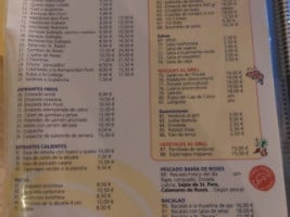 Bon Punt Sant Pere Pescador menu