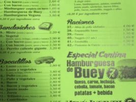 A Cantina Da Lúa menu