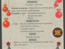 Cafetería Atípico menu