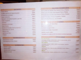 El Colvillo menu