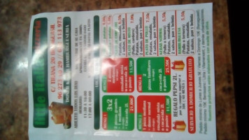 Little Italia Pizzeria Kebab De Tosif menu