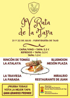 De Juan menu