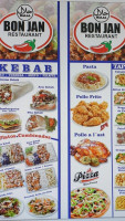 Bon Jan Kebab menu