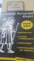 La Parada Del Peregrino Alegre menu