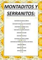 Esquina Real menu