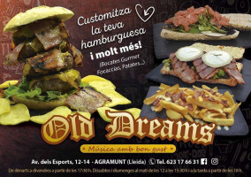 Old Dreams menu