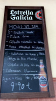 Bar Restaurante El Porronet menu