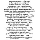 Marín Andosilla menu