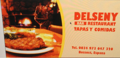 Delseny: Tapas Y Pintxos Bossòst menu