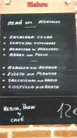 El Trillo menu