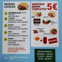 Europa Kebab 2 menu