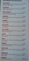 Bar-bocateria-restaurante Prado Del Abuelo menu