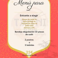 Tanni Sushi menu