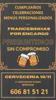 10/11 Cervecería menu