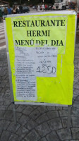 Bar Restaurante Hermi menu