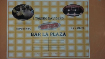 La Plaza menu