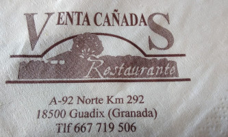 Venta Canada menu