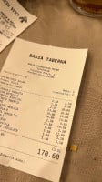 Basque Taberna menu