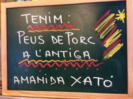 Cal Parquero menu
