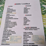 MesÓn- “c’ A GÜela” Carte