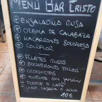 Cristo menu