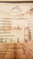 Mesón El Fontanés menu