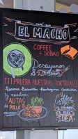 Hostal El Macho menu