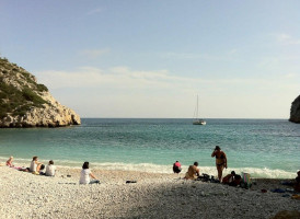 Cala Granadella outside