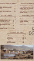 La Piscina Guadalmez menu