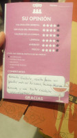 La Llorona Mexican Food Experience menu
